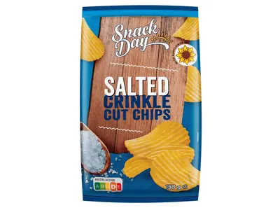 Snack Day Hullámos chips, 150 g