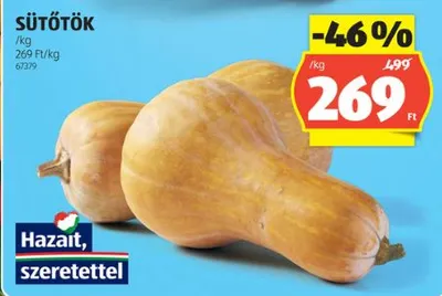 Sütőtök, kg