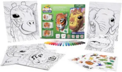 Crayola POPs 3D megakészlet - Dzsungel (04-2595)