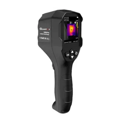 MUSTOOL hőkamera: 240x240 felbontás, -20°C–550°C mérési tartomány. WiFi, fénykép- és videó-rögzítés.