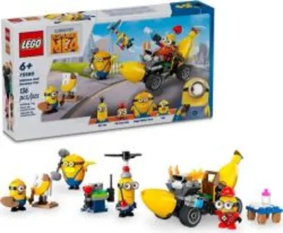 LEGO Minyonok és banánszállító 75580