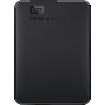 Külső HDD WD Elements Hordozható, 2TB, 2,5", USB 3.0, Fekete