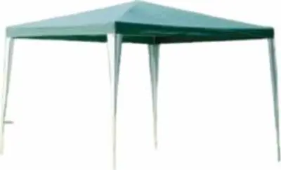 VOGKFT Oldalfal nélküli pavilon, fehér - 3 x méter (534508)