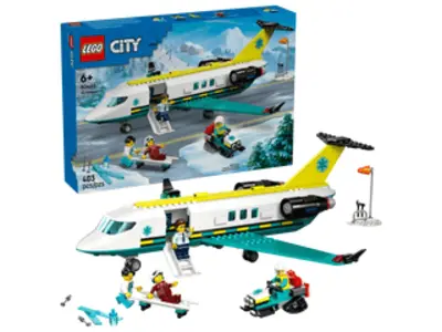 LEGO® City Sürgősségi mentőrepülőgép (60465)