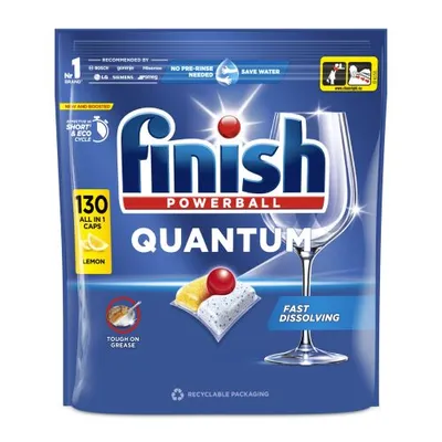 Finish Quantum All in 1 Lemon Mosogatógép kapszula 130db