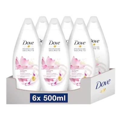 Dove Nourishing Secrets Glowing Ritual krémtusfürdő, 6x500 ml