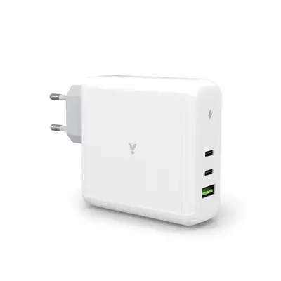 100W GaN töltő adapter fehér