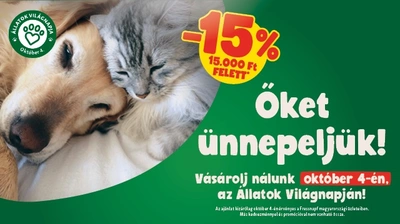 Fressnapf - 15% kedvezmény
