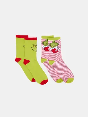 2 pár zokni Grinch (348FI-MLC)