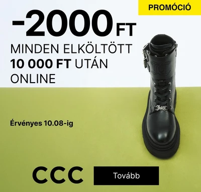 2 ezer Ft kedvezmény 10 ezer Ft-onként