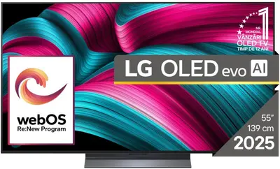 LG 55C52LA OLED evo televízió, 139 cm, Smart, 4K Ultra HD, 100 Hz, F energiaosztály (2025-ös modell)