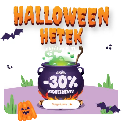 Halloween hetek (akár -30%)