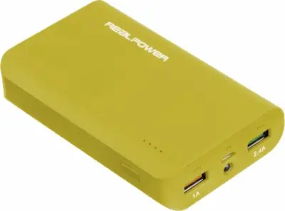 RealPower PB-6k Power Bank 6000mAh Zsázsa zöld (168192)