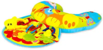 Manyuk Toys Állatos foglalkoztatós meglepi pocakpárna - oroszlános (023-23)