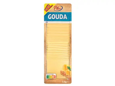 Pilos Szeletelt gouda sajt, 1 kg