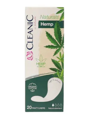 Cleanic Hemp Organikus Pamut tisztasági betét - 20 db
