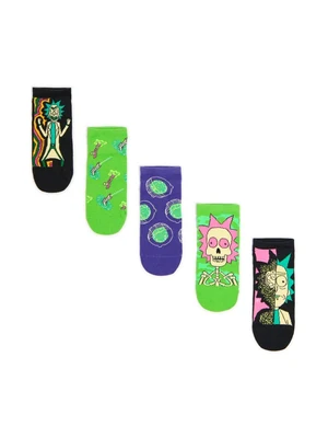 5 pár mintás zokni Rick and Morty (481FY-MLC)