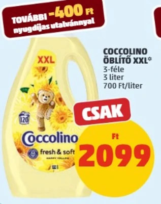 Coccolino 3l öblitő XXL