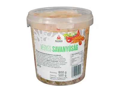 Hazánk Kincsei Vegyes savanyúság, 800 g