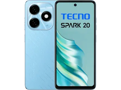 TECNO SPARK 20 4G 8/256 GB DualSIM Kék Kártyafüggetlen Okostelefon