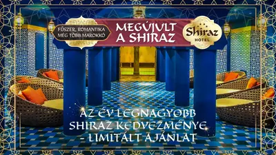 40% kedvezménnyel – Mesés Shiraz Hotel Egerszalók