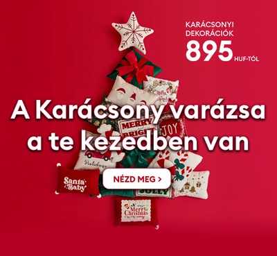 Karácsonyi dekorációk is megjelentek az oldalon