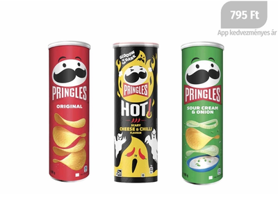 Pringles chipsek 160-165g