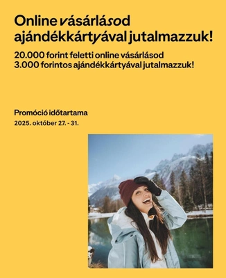 Decathlon - 20 ezer Ft fölött 3000 Ft ajándék