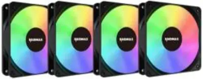 RAIDMAX X-AIR 4db 120mm RGB fekete ventilátor