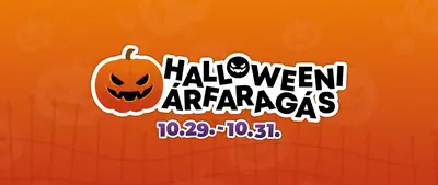 Halloweeni árlefaragás