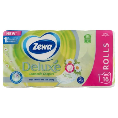 Zewa Deluxe 3 rétegű toalettpapír 16 tekercs