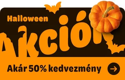 Halloweeni kiárusítás