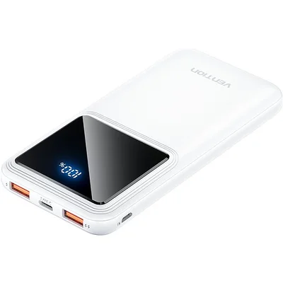 Vention 10000mAh 22,5W Portable Power Bank White 10000 mah