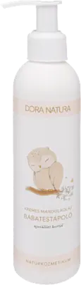 DORA NATURA Babatestápoló, krémes mandulaolajjal, 200 ml