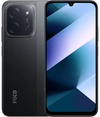 POCO C85 4G 6/128 GB Fekete/Lila/Zöld