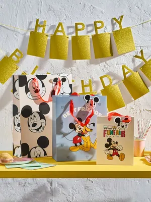 3 darab ajándéktasak Mickey Mouse (278DY-MLC)