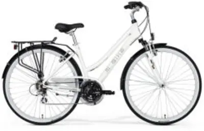 M-Bike T-Bike 9.1 női 28-as Trekking kerékpár, alumínium, 21s, 40 cm vázméret, fehér - világoskék