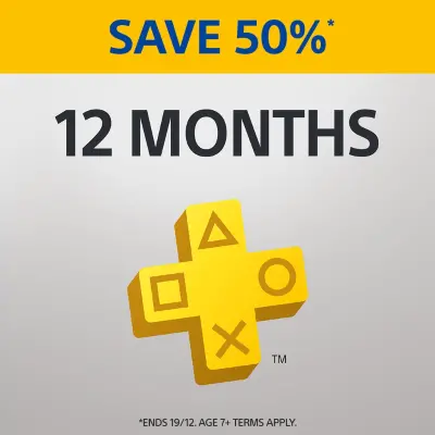 PlayStation Plus: 1 éves előfizetés - 50% kevezmény (ha épp nincs aktív előfizetésed)