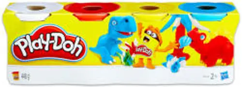 PLAY-DOH Hasbro 4 db-os gyurma készlet klasszikus színekben