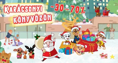 Karácsonyi könyvözön (30-70% kedvezmény)