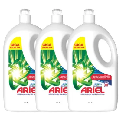 Ariel Mountain Spring folyékony Mosószer 3x4,5L - 300 mosás