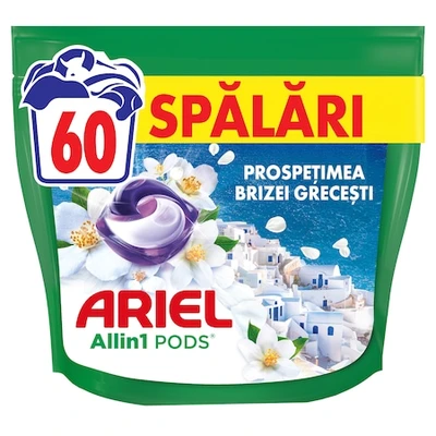 Ariel Allin 1 PODS Fresh Breeze of Greek Island mosókapszula, 60 mosás