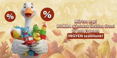 Márton napi bomba árak és 15 ezer Ft feletti ingyen szállítás