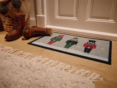 Livarno Home Karácsonyi mintás lábtörlő