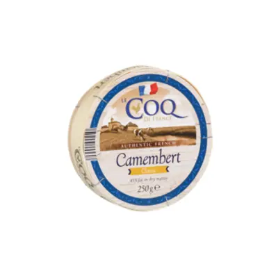 LE COQ DE FRANCE Fadobozos francia camembert sajt klasszikus, 250 g