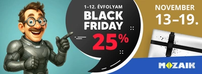 Mozaik Kiadó - Black Friday - 25% kedvezmény