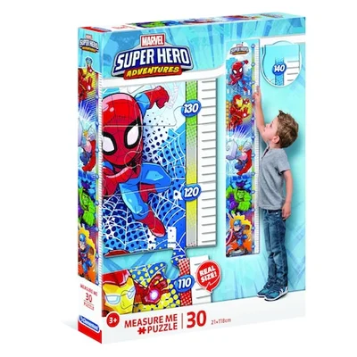 Puzzle Clementoni - Mérj meg, SuperHero Adventures, 30 db