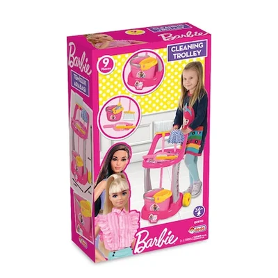 Barbie játékkészlet - Takarító kosár