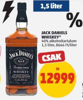 Jack Daniel's 1,5 l 40%