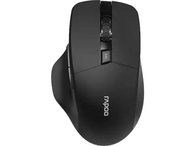 RAPOO M610 Vezeték nélküli optikai egér, 2,4GHz + Bluetooth, fekete (229636)